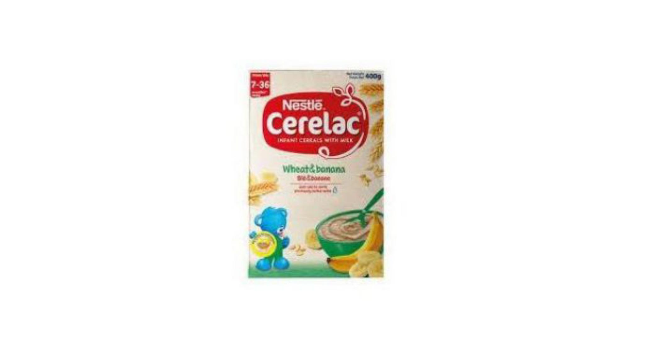Nestle Cerelac::::wheat Cerelac or wheat and banana celerac (50g,200g,400g)Rich in Iron, vitamins , minerals and fatty acids.