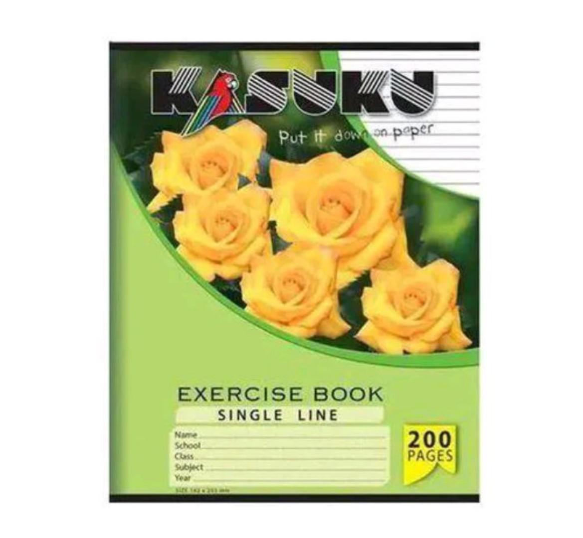 ALREADY COVERED A5 200 PAGES EXERCISE BOOKS,,,( covered with Luminated covers) ,,Ruled line + squared