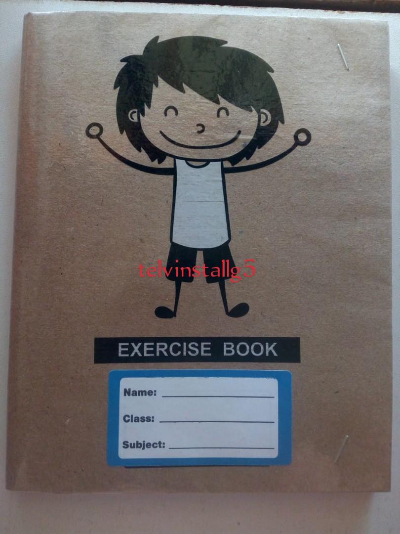 ALREADY COVERED A5 200 PAGES EXERCISE BOOKS,,,( covered with Luminated covers) ,,Ruled line + squared