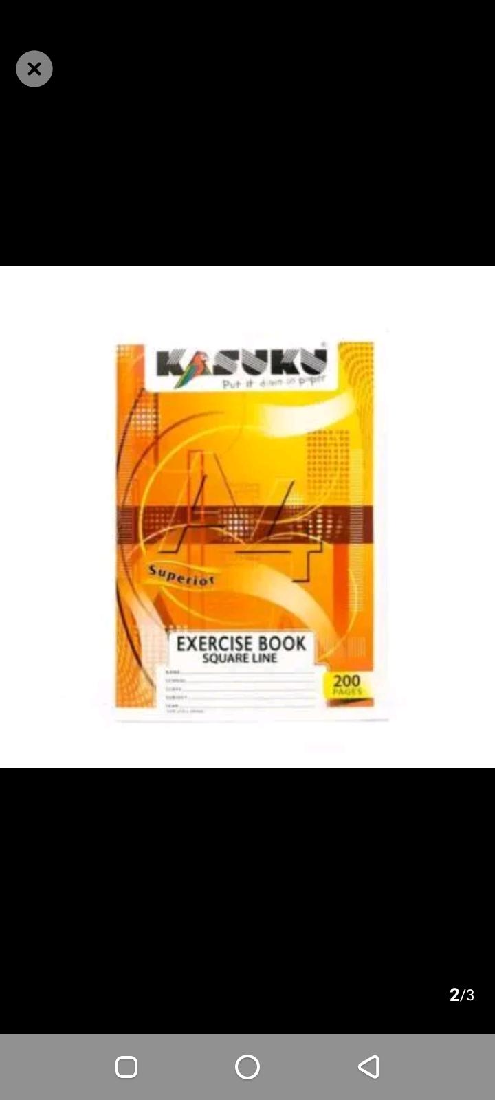 ALREADY COVERED A4 200 PAGES Kasuku Exercise books with BROWN covers at a discounted price s