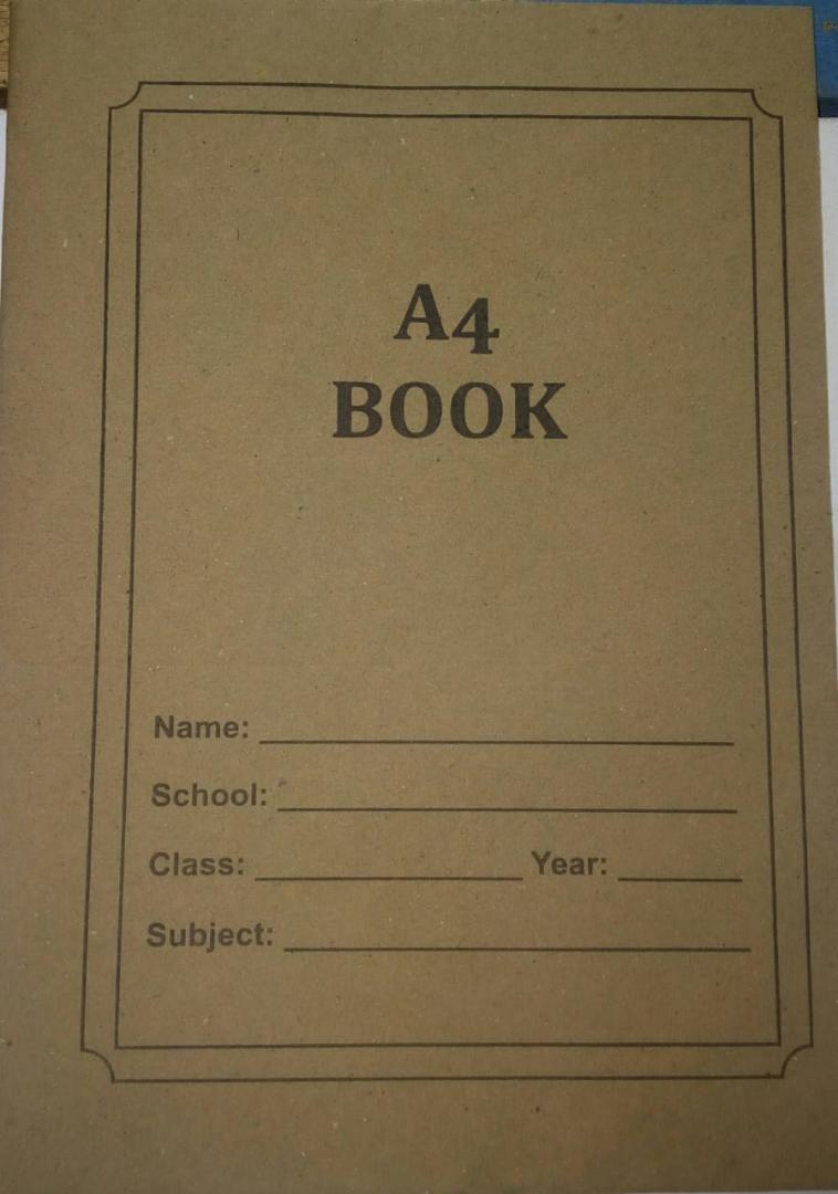 A4 / A5 Exercise BOOKS Hard brown covers