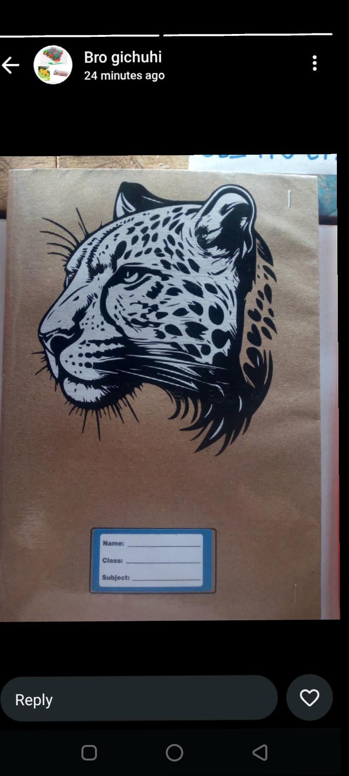 A4 / A5 Exercise BOOKS Hard brown covers