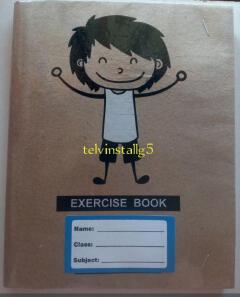 A4 / A5 Exercise BOOKS Hard brown covers