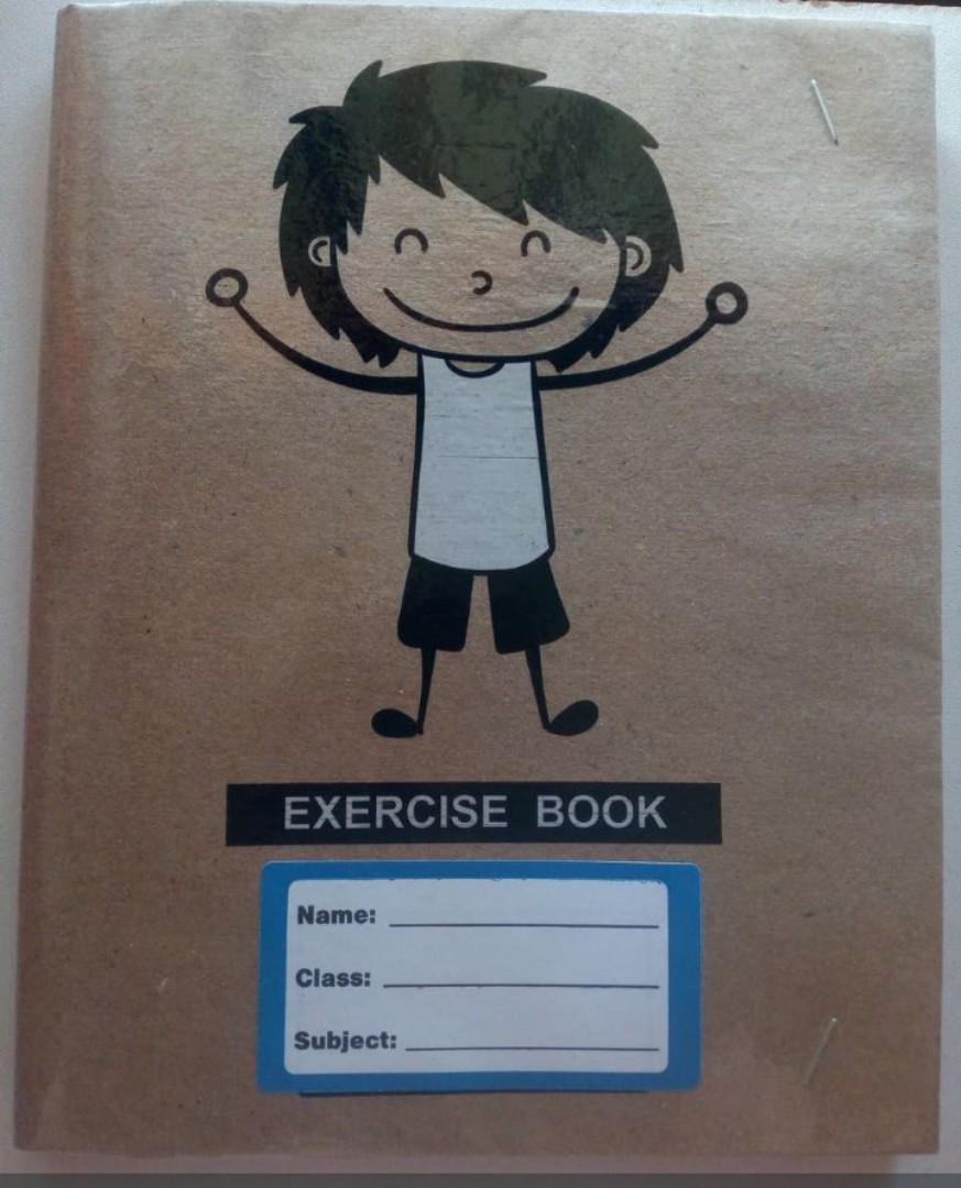 A4 / A5 Exercise BOOKS Hard brown covers