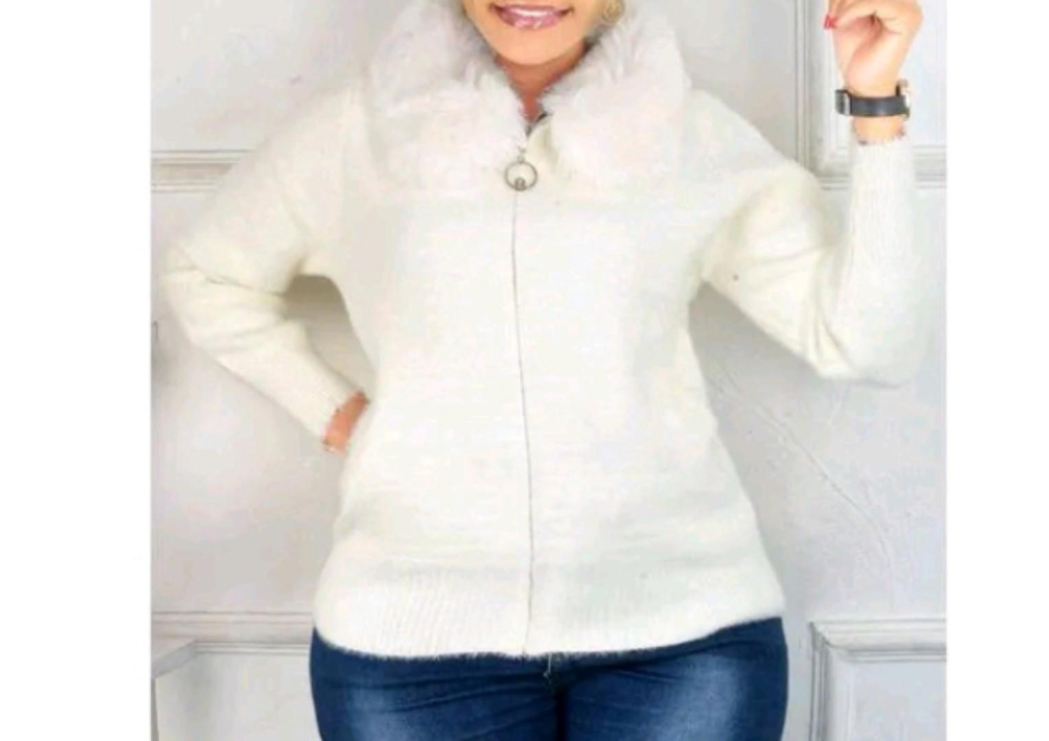 OFFER Latest LADIES collared Full zipped sweaters,for regular fitting