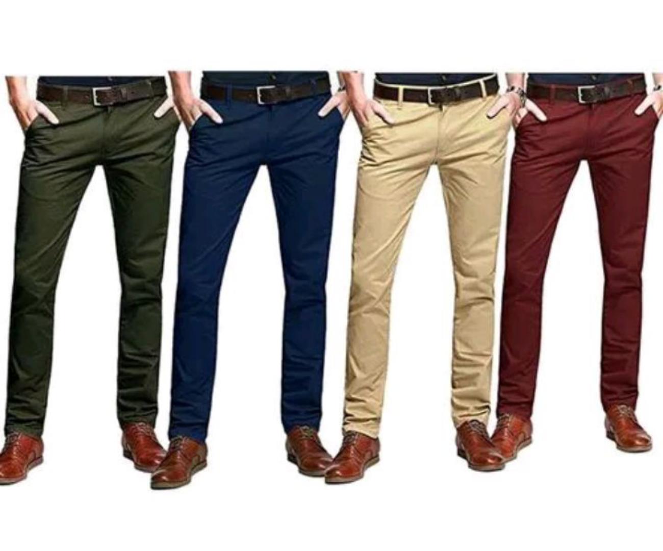 5 PACK,4 PACK,3 PACK,2 PACK,Soft khaki trousers for men