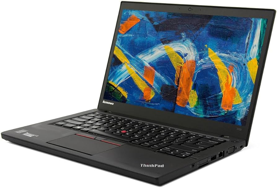 Refurbished Laptop Lenovo ThinkPad T450 Core i5 5th Gen 8GB+500GB HDD+14" Windows 10 Refurbished Lenovo Laptops Notebook Black 14 inch