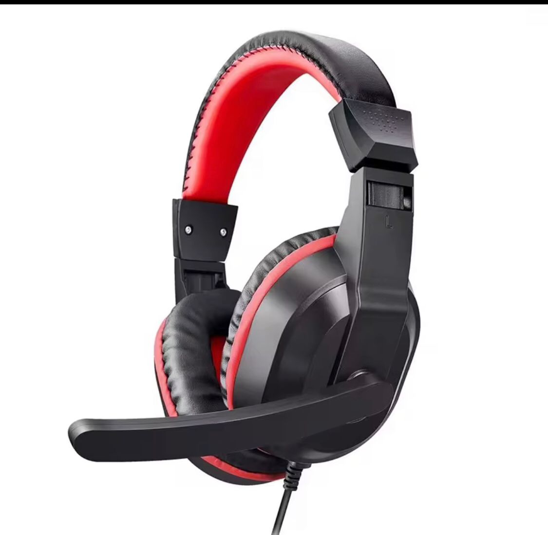 Computer Microphones 3.5MM Wire Luminous Gaming Headset Noise Cancelling Soft Earmuff Headphones With Microphone For Smartphones PC Play Station 4 and computers