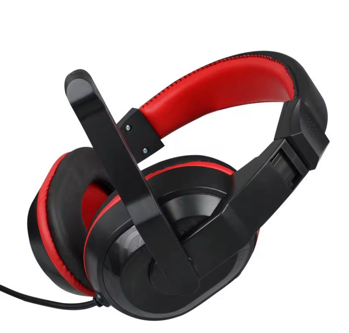 Computer Microphones 3.5MM Wire Luminous Gaming Headset Noise Cancelling Soft Earmuff Headphones With Microphone For Smartphones PC Play Station 4 and computers