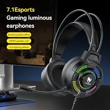 T-WOLF H140 Gaming Headset headphone with Mic and Noise Canceling Gaming Headphone with Led Light for  Laptop, PS4 PS5 PC XBOX,desktop and all gaming machines ...super comfy ,super bass