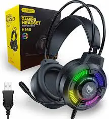 T-WOLF H140 Gaming Headset headphone with Mic and Noise Canceling Gaming Headphone with Led Light for  Laptop, PS4 PS5 PC XBOX,desktop and all gaming machines ...super comfy ,super bass