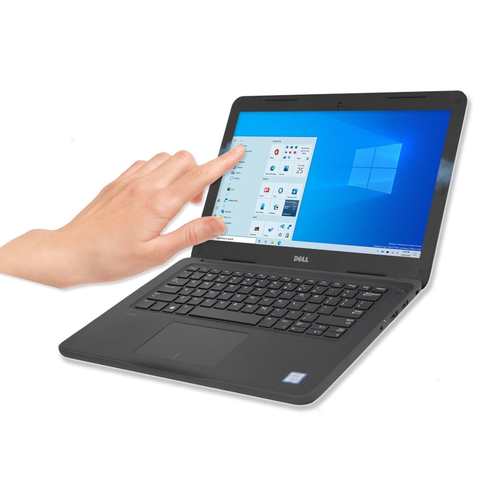 Refurbished Dell  Latitude 3380 Touchscreen Core I5 6th Generation 8GB Ram 128GB SSD 13.3 Inch Touch Screen Size Ultra Slim Laptop With Windows 10 and Office 2016 ENGLISH KEYBOARD