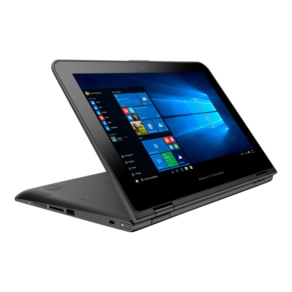 HP ProBook X360 11 G2 EE Core i5 7th Gen 8GB RAM 256GB SSD 11.6 Inches Touchscreen 1.2GHz up to 3.2GHz Dual Core Processor Windows 10 Pro 2 in 1 Convertible Slim Refurbished Laptop