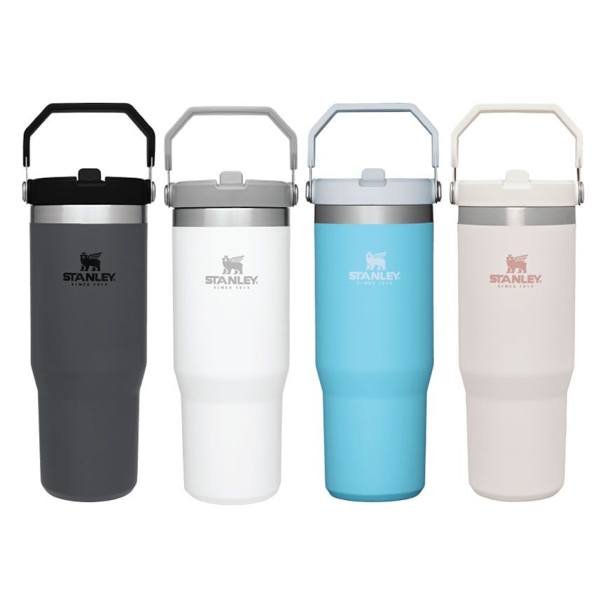 30oz 887ml original STANLY CUP Large Capacity Portable Car Cup Stainless Steel Thermos Cup with Straw & Handle Travel Sports Water Bottle Vacuum Flask Stanley Cup