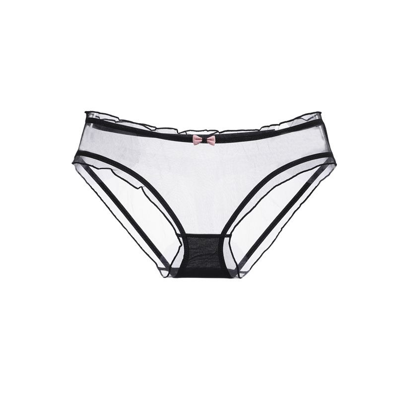 4pcs/pack average size [80-125 pounds] Candy Color Girls Lace Light Breathable Panties Women's Sweet Dopamine Low Waisted Comfortable Wear Women's Triangle Shorts No Trace, Hip Lifting, Quick Drying