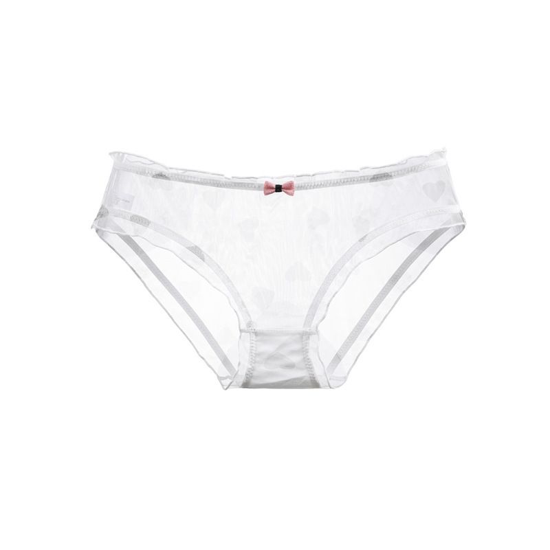4pcs/pack average size [80-125 pounds] Candy Color Girls Lace Light Breathable Panties Women's Sweet Dopamine Low Waisted Comfortable Wear Women's Triangle Shorts No Trace, Hip Lifting, Quick Drying