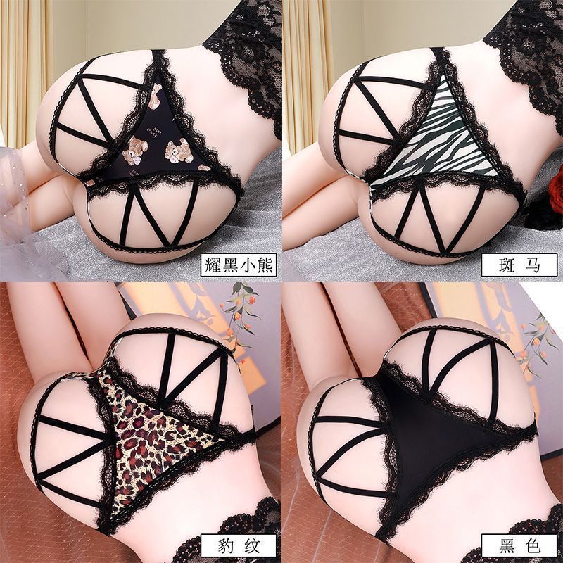 4 pieces per pack Women's 7A antibacterial gusset waistband thin strap low-rise plus size sexy panties Women's pants Lightweight, comfortable, skin-friendly, and soft