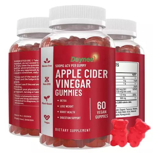 Daynee 60 Pieces -500mg Apple Cider Vinegar Gummies