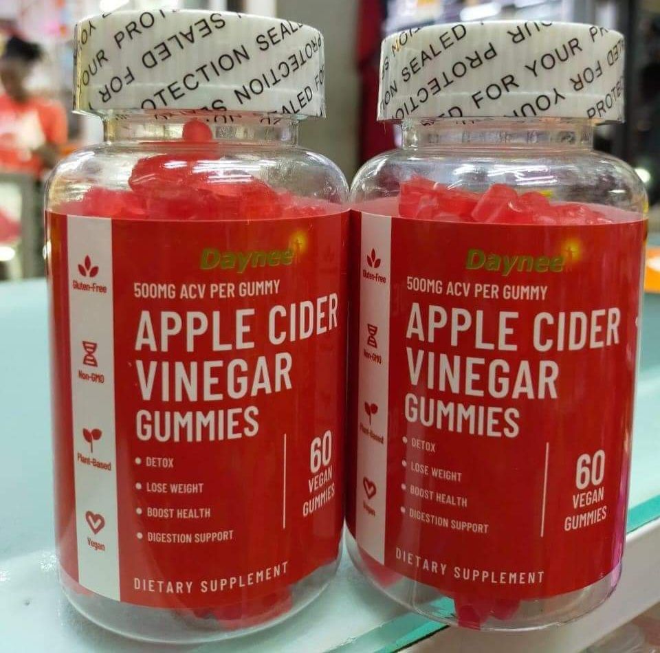 Daynee 60 Pieces -500mg Apple Cider Vinegar Gummies