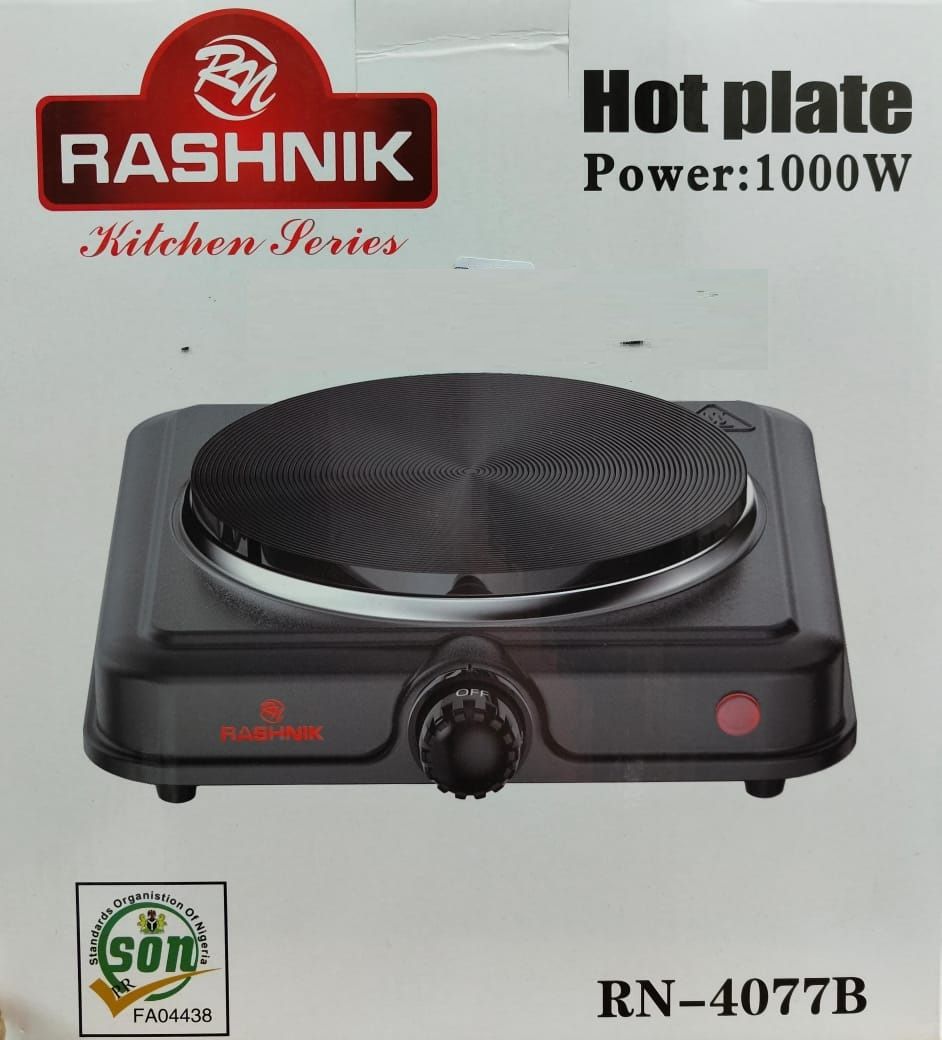 Rashnik RN-4077B Single Electric Plate cooker