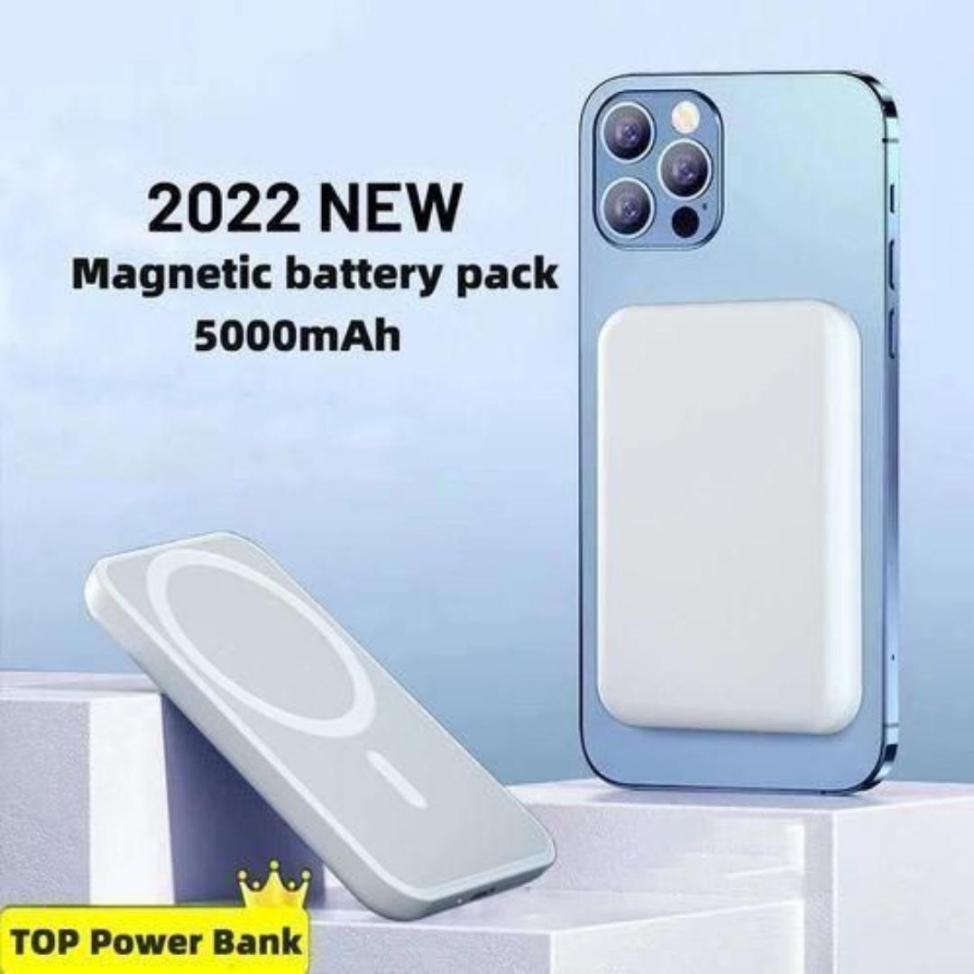 Apple 20W MagSafe Battery Pack 5000MAH WIRELESS POWERBANK CHARGER For IP 11 12 13 14 15Compatible with Nokia, iPhone, iPad, MP3, MP4, and other mobile phones and etc.