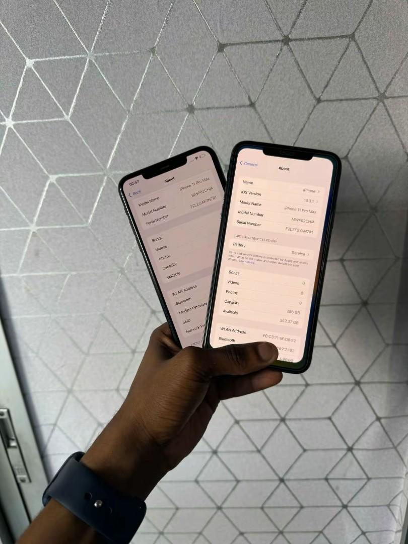 ALL ORIGINAL Apple iPhone 11 Pro Max, US Version, 256GB, Midnight - Unlocked