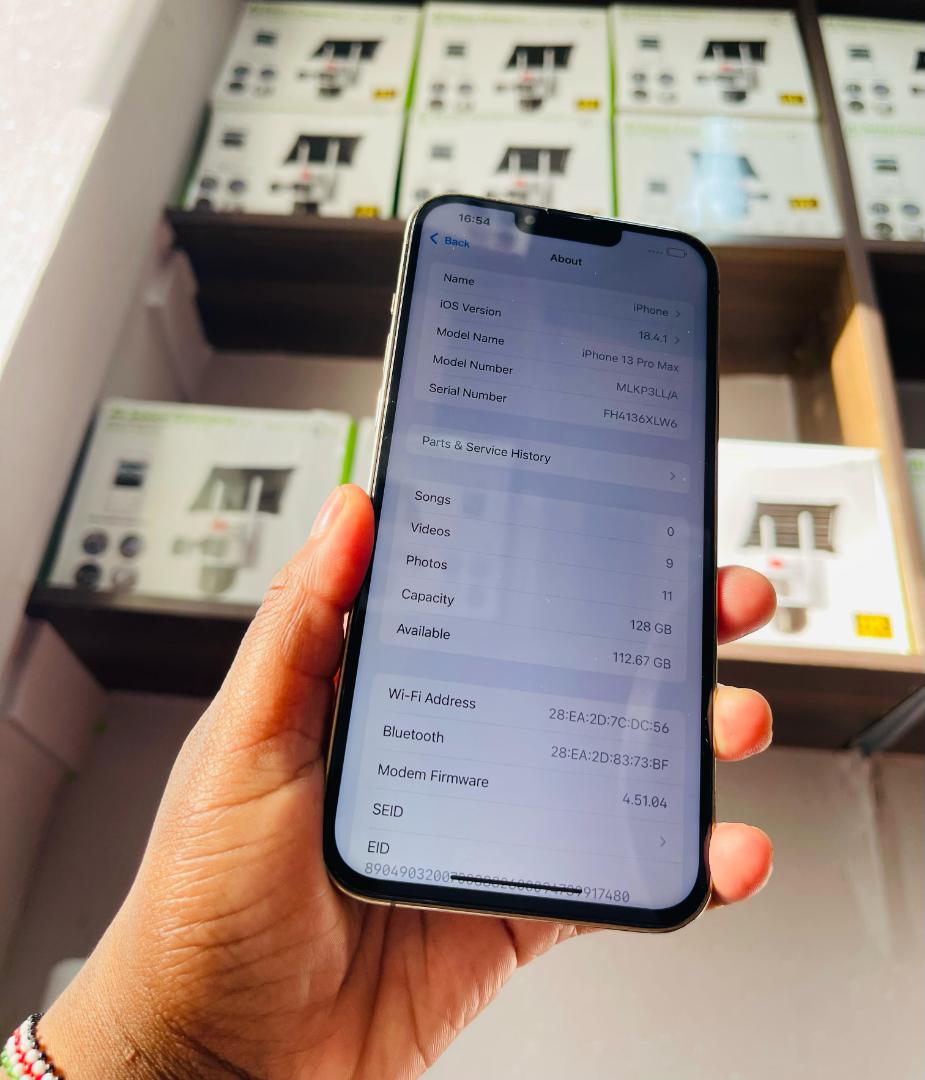 Apple iPhone 13 Pro Max, 128GB, Sierra Blue - Unlocked (Renewed) This product will have a battery which exceeds 80% capacity relative to new.