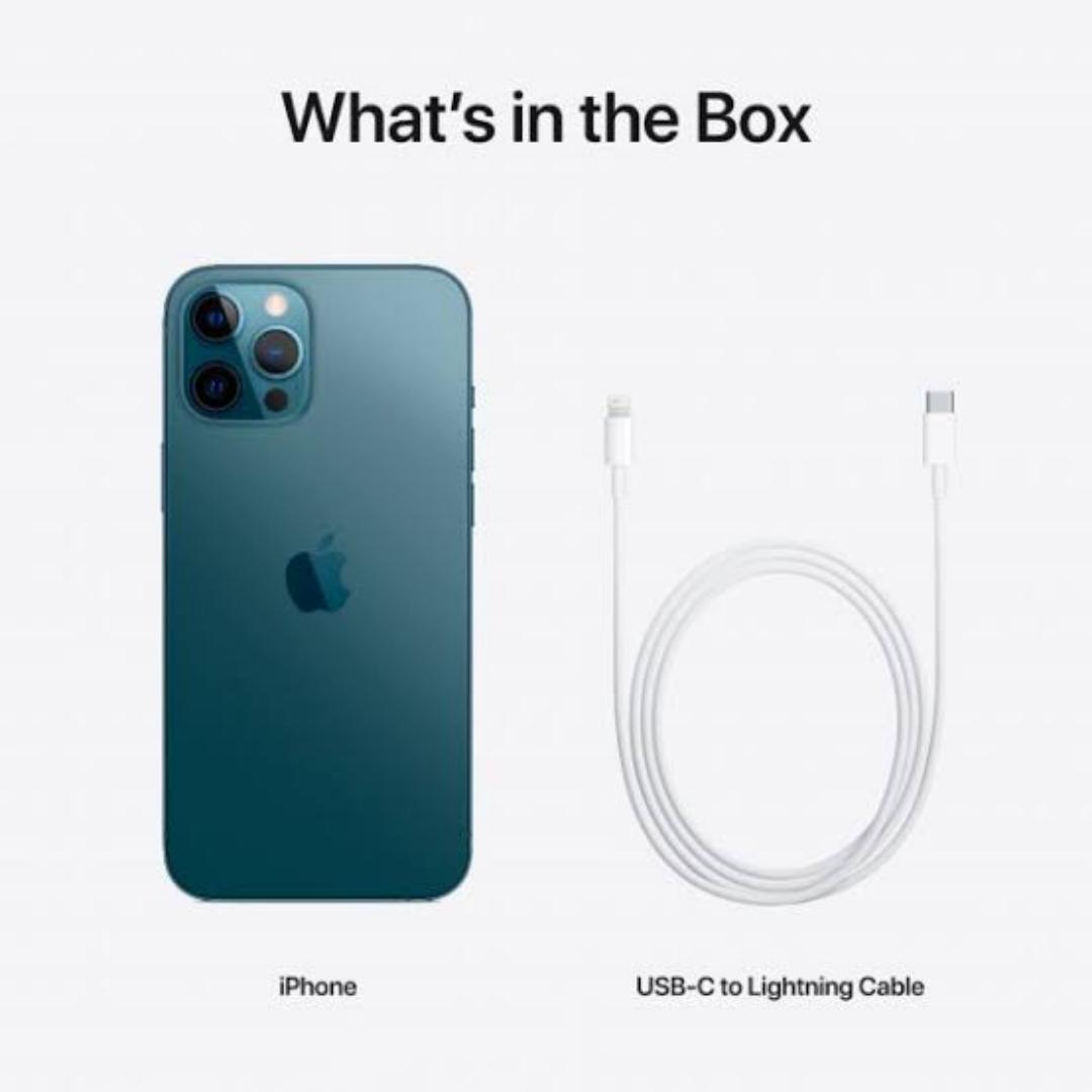iPhone 12 Pro Max 256GB Pacific Blue Brand New Smartphone 100% Battery – Dual SIM – 5G