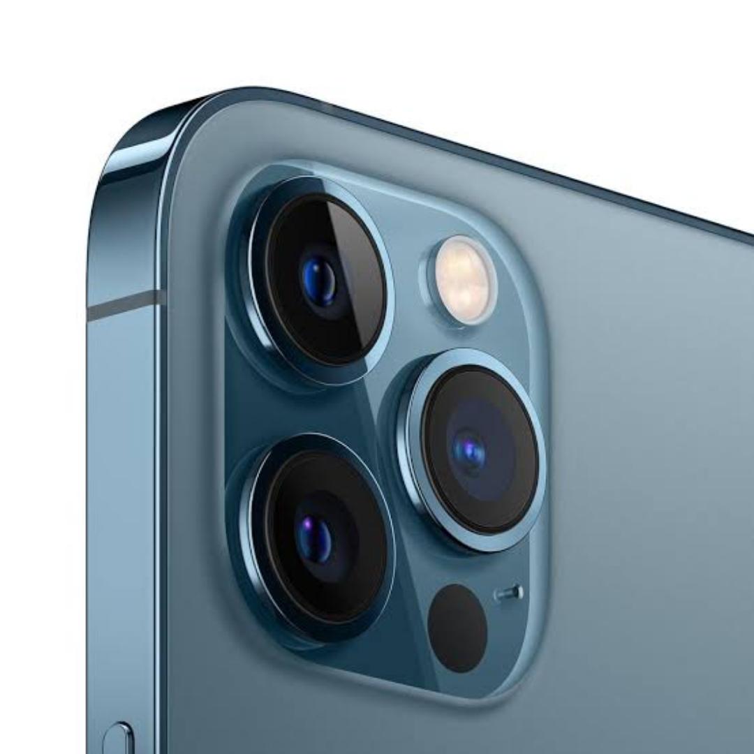 iPhone 12 Pro Max 256GB Pacific Blue Brand New Smartphone 100% Battery – Dual SIM – 5G