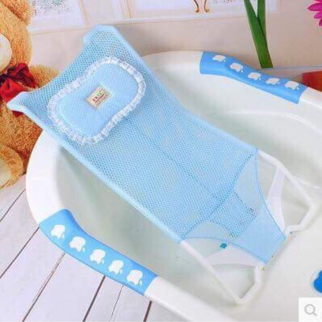 Limited Offer Anti-Slip Baby Bath Net – Safe & Comfy Support for Newborns (Boys, Girls & Unisex Colors)