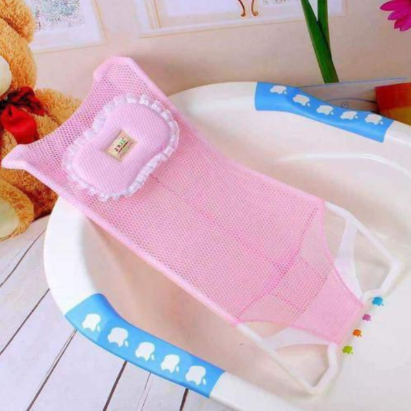 Limited Offer Anti-Slip Baby Bath Net – Safe & Comfy Support for Newborns (Boys, Girls & Unisex Colors)