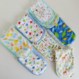 3-Pack Baby Burp Cloth Set – Soft, Absorbent, and Reusable Cotton Cloths for Feeding, Drooling, and Spit-Up Protection