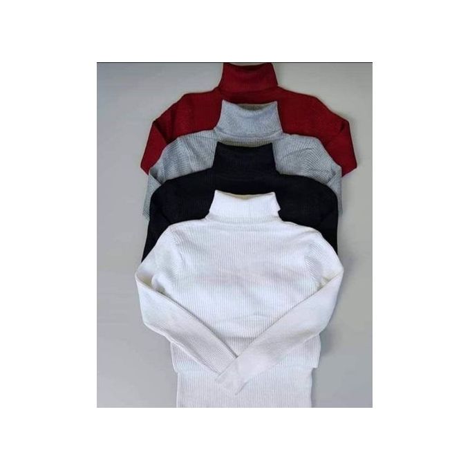 Fashion unisex Warm Kid's Pullneck Sweater5-13yrs