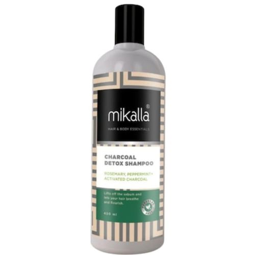Mikalla Charcoal Detox Shampoo Rosemary,Peppermint Activated Charcoal