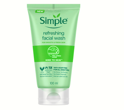 Simple Skincare – Refreshing Facial Wash / Soothing Facial Toner / Hydrating Light Moisturizer (Sold Individually or as a Set)