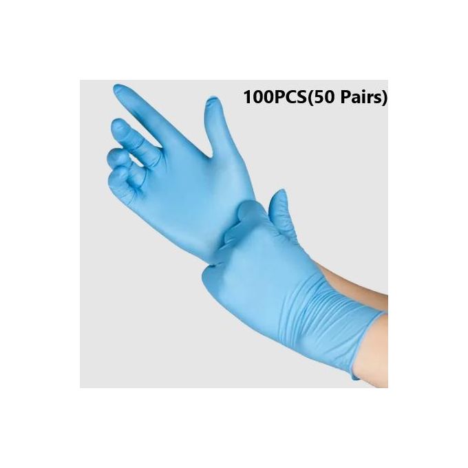 100pcs Disposable Kitchen Gloves Food  Gloves for Cooking Cleaning Food Handling Home Restaurant Use.latex free+free box of masks