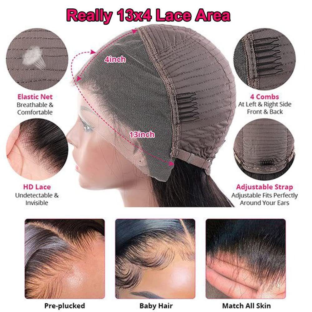 Pixie Cut Wig Human Hair Lace Front Wigs Human Hair 13x4 Lace Front Wigs Human Hair Short Wigs Bob Wig 8inch Available in a variety of colors