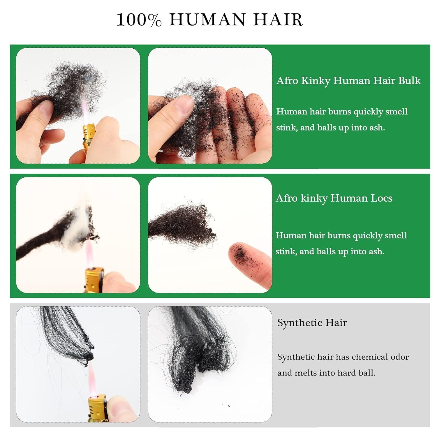 AFRO KINKY BULK 12A High Quality Human Hair Extension Black Color 30g Net Weight 10 Inch In Promotion
