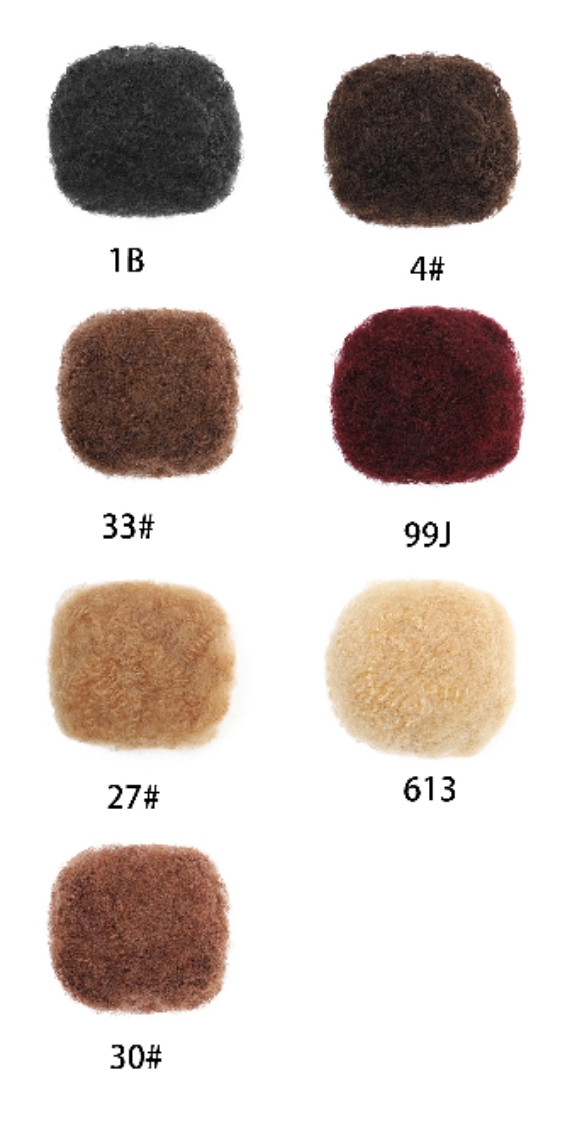AFRO KINKY BULK 12A High Quality Human Hair Extension Black Color 30g Net Weight 10 Inch In Promotion