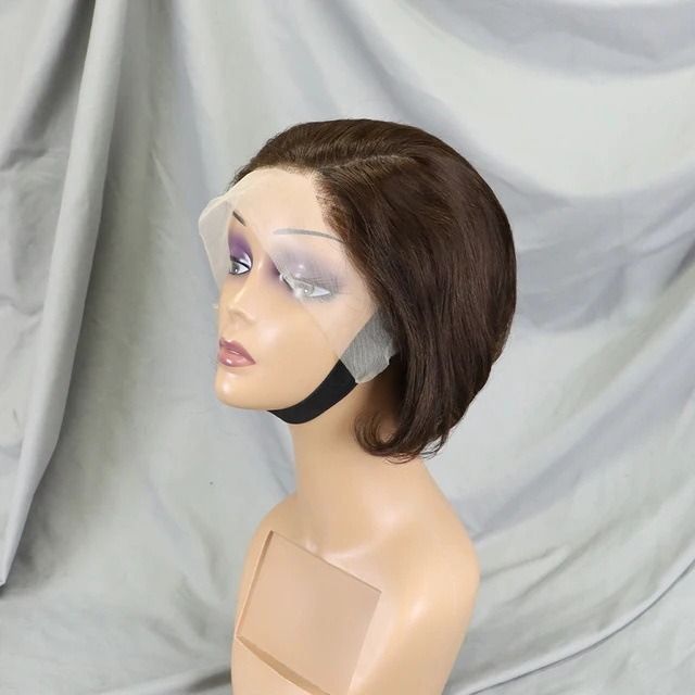 Colors wigs Pixie Cut Wig Short Bob Wigs 13*4 lace frontal  Human Hair
Wigs