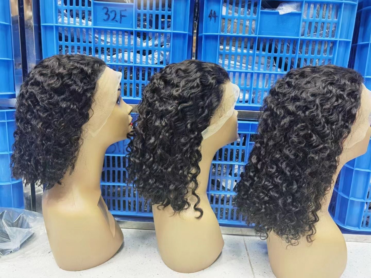 10A Indian Water Wave Bob 13*4 Frontal Human Hair Lace Wig