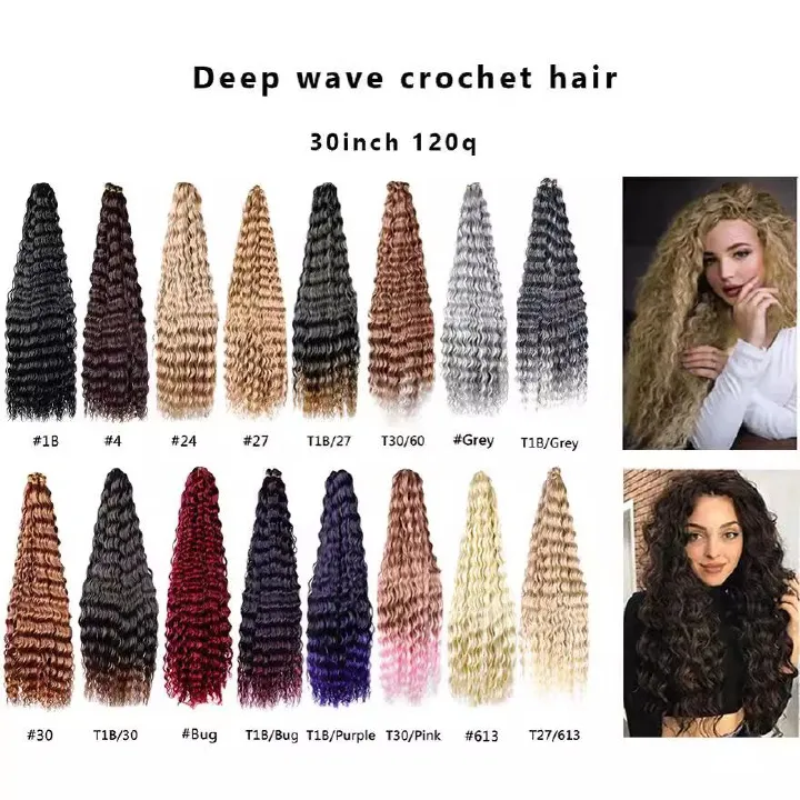 Synthetic hair Goddess Faux Locs Straight Gypsy Locs Crochet Hair 3 Tone Ombre Crochet Braids Dreadlocks Pre-Looped Synthetic Hair Extensions 1 Pack