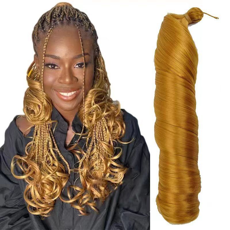 Synthetic Hair Extension 24inch 150g French Loose Curls Spiral For Braid Loose Wave Crochet Braids Hair