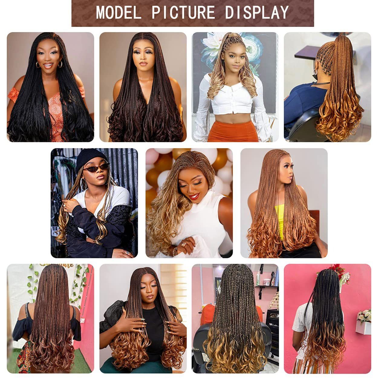 Synthetic Hair Extension 24inch 150g French Loose Curls Spiral For Braid Loose Wave Crochet Braids Hair