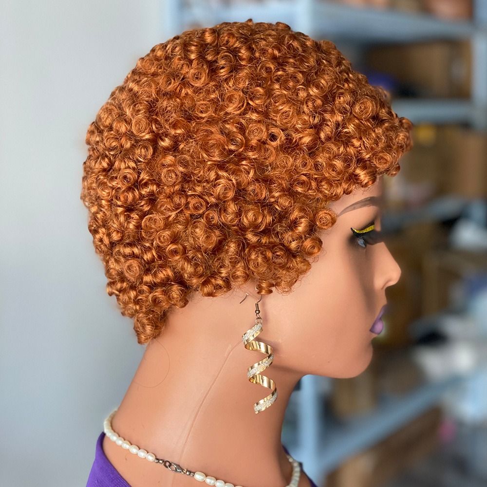 Human hair wigs human hair short mechanism african wigs