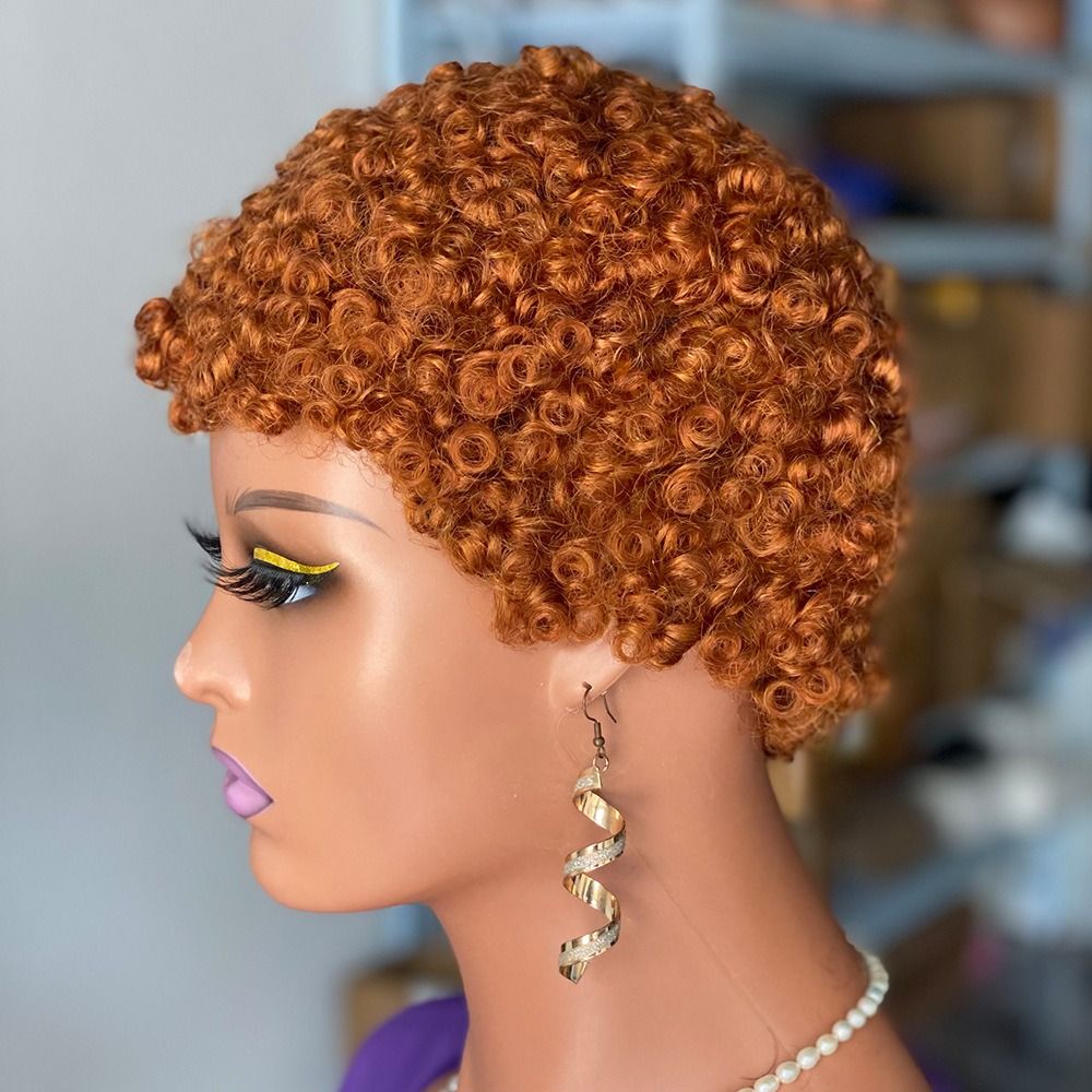 Human hair wigs human hair short mechanism african wigs