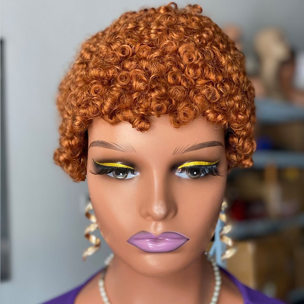 Human hair wigs human hair short mechanism african wigs