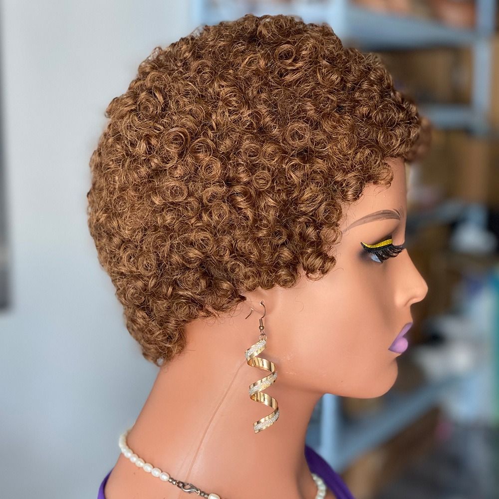 Human hair wigs human hair short mechanism african wigs