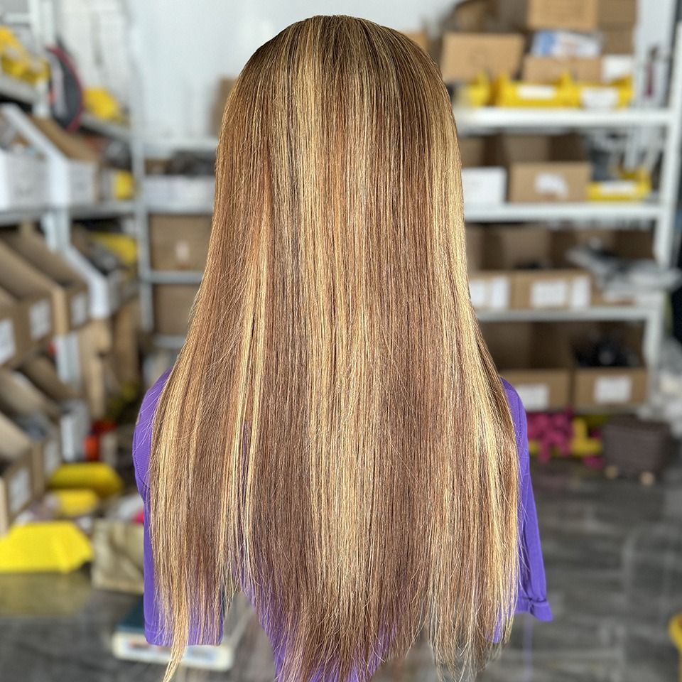 180% Density Straight lace closure wig human hair wigs