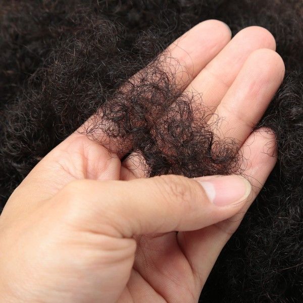 12 Inch Premium Afro Kinky Bulk human natural Hair for Dreadlock Extensions 30g 50g  Wig Accessories